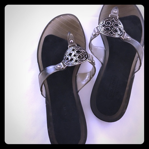 Coach Shoes - Coach Jelly Thong Sandals.